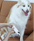2-in-1 Electric Pet Nail Clipper & Grinder, Rechargeable Pet Nail Trimmer with LED Light for Dogs & Cats