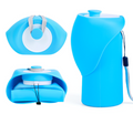 Large Capacity Portable Dog Water Bottle - One-Hand Operation, Leak-Proof Travel Bow 550ml