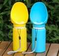 Large Capacity Portable Dog Water Bottle - One-Hand Operation, Leak-Proof Travel Bow 550ml