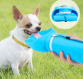 Large Capacity Portable Dog Water Bottle - One-Hand Operation, Leak-Proof Travel Bow 550ml