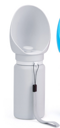 Large Capacity Portable Dog Water Bottle - One-Hand Operation, Leak-Proof Travel Bow 550ml