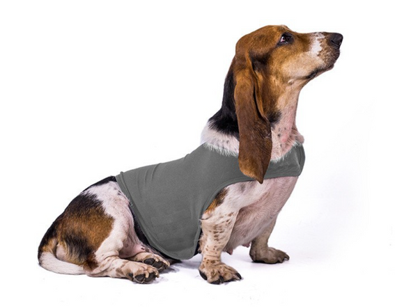 Reflective Dog Calming Vest, Adjustable Anxiety Shirt with Velcro for Night Walks