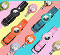 Reflective AirTag Dog Collar, Adjustable GPS Pet Collar with AirTag Holder, Anti-Lost Dog Collar for Small Medium Large Dogs, Soft Padded Dog Neck Collar with Safety Buckle