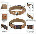 Reflective AirTag Dog Collar, Adjustable GPS Pet Collar with AirTag Holder, Anti-Lost Dog Collar for Small Medium Large Dogs, Soft Padded Dog Neck Collar with Safety Buckle