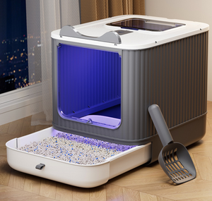 Large Smart Self-Cleaning Litter Box with UV Sterilization & Auto-Deodorizer - Extra Large Capacity