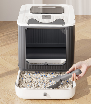 Large Smart Self-Cleaning Litter Box with UV Sterilization & Auto-Deodorizer - Extra Large Capacity