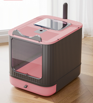 Large Smart Self-Cleaning Litter Box with UV Sterilization & Auto-Deodorizer - Extra Large Capacity