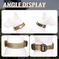 Reflective AirTag Dog Collar, Adjustable GPS Pet Collar with AirTag Holder, Anti-Lost Dog Collar for Small Medium Large Dogs, Soft Padded Dog Neck Collar with Safety Buckle